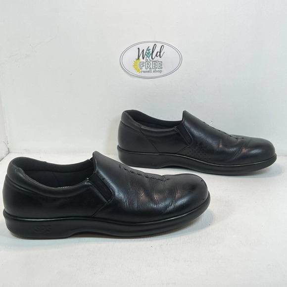 SAS Viva Slip On Shoe Comfort Loafer -Black Leather -Women 9.5 - Picture 5 of 10